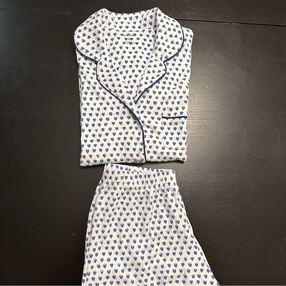 Roller Rabbit Hearts Polo Pajamas - Picture 2 of 4